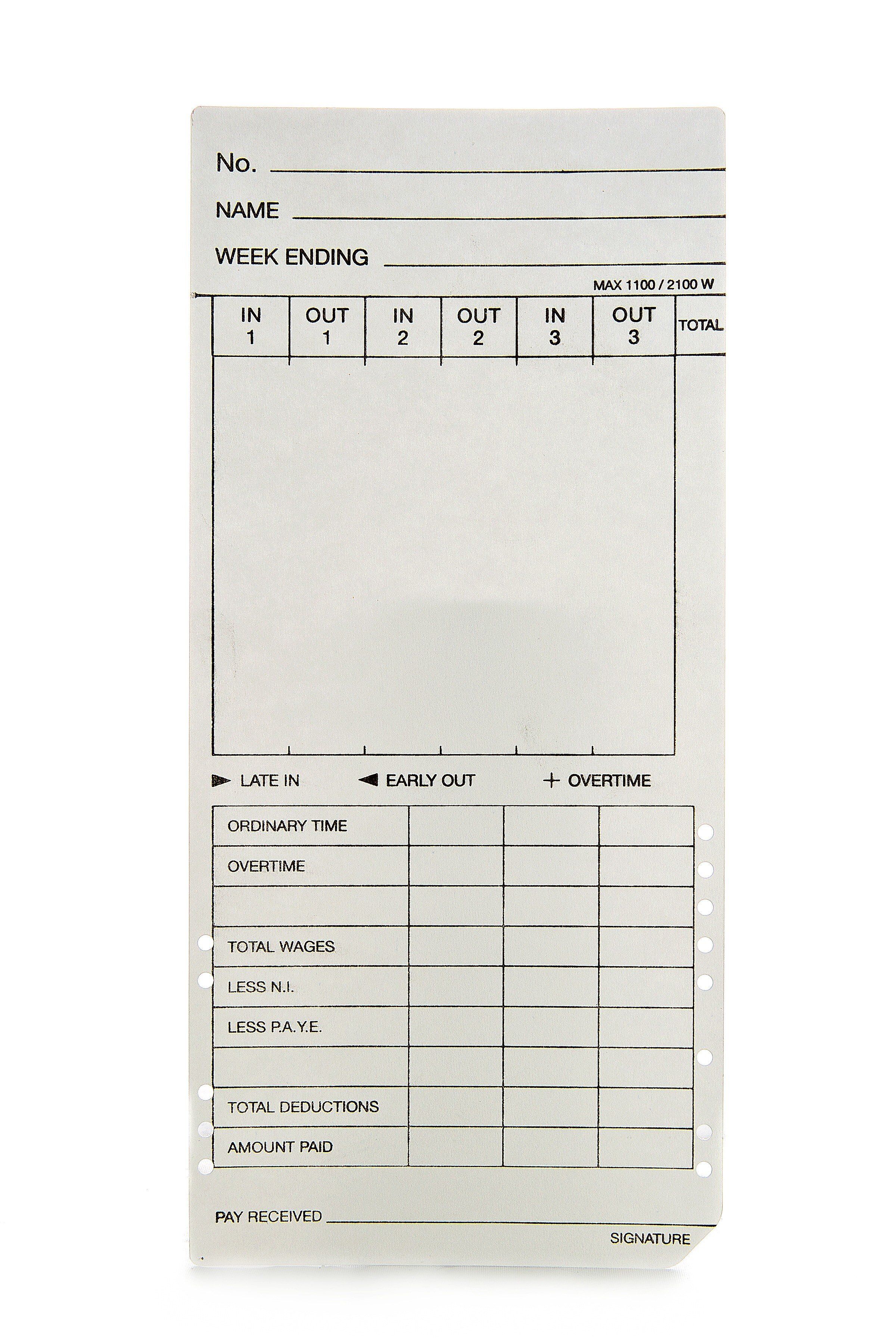 Max Time Card